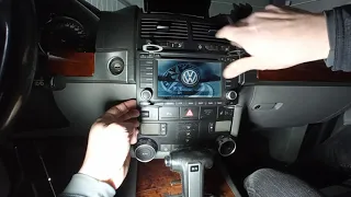 Volkswagen Touareg I (7L) - 2002 - 2010 SUV How To Remove Navigation ,Radio Removal Vw Touareg