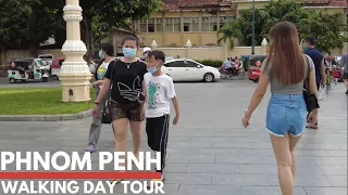 Cambodia tourism in Phnom Penh walking day tour 2021