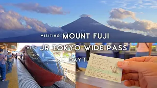How to use JR Tokyo Wide Pass , Day 1: Mount Fuji viewing at Kawaguchiko