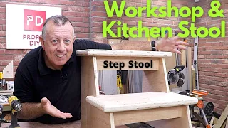 Workshop and Kitchen Step Stool