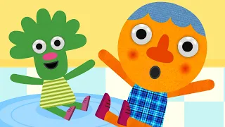 We All Fall Down | Noodle & Pals | Songs For Children