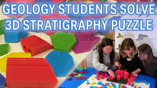 Geology Students Solve 3D Stratigraphy Puzzle