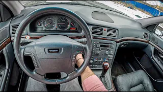 2001 Volvo S80 [2.4 20V 140 HP] | POV Test Drive #1063 Joe Black