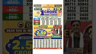 Nagaland Lottery SAMBAD DEAR EVENING 8:00 PM RESULT TODAY 28.11.2022 | NAGALAND STATE DEAR LOTTERY