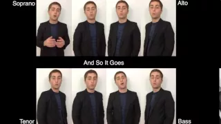 And So It Goes -- One Man A Cappella Billy Joel cover