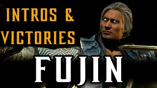 Mortal Kombat 11 | All Fujin Intros & Victories Animations