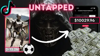 I Found a NEW Football Niche that Makes $10k+/Month - TikTok Creativity Program