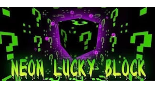 НОВЫЙ ЛАКИ БЛОК Dark Neon Lucky Block - Обзор Мода (Minecraft) GeronCraft