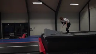 DGI Gymnastik - Baglæns salto til høj grav - Gymnastikmøllen