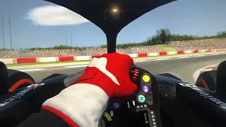 A lap around the Nürburgring GP circuit in a Mercedes W12