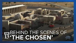 Take a rare, behind the scenes look on the set of "The Chosen"