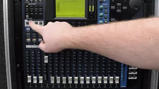 How to use the aux outputs on a Yamaha 01V96 series mixer