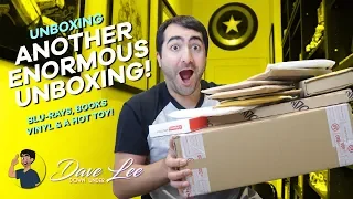 Another ENORMOUS Unboxing! - Blu-rays, Books, Vinyl, a Hot Toy and toothpaste!