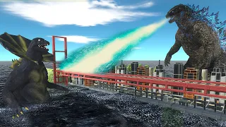 Godzilla and Jirass (As Son of Godzilla) - Animal Revolt Battle Simulator