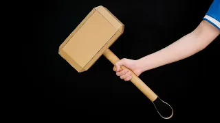 DIY Thor's Hammer (Mjolnir) Super Cool at Home With Cardboard
