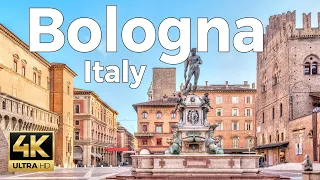 Bologna, Italy Walking Tour (4k Ultra HD 60fps) – With Caption