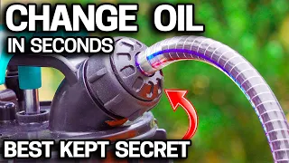 How to CHANGE OIL in a MINUTE?