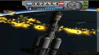 Kerbal Space Program - Low orbit fireworks!