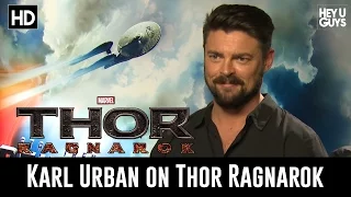 Karl Urban on Thor: Ragnarok & Funny Script