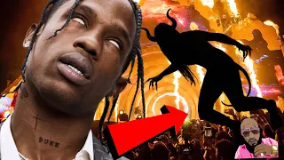 Travis Scott Astro World Concert 2021 DËMON Spotted Jumping Into Crowd! (Slowed Down Footage)