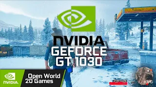 GeForce GT 1030 - Test in 20 Open World Games