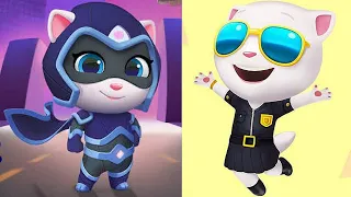 Talking Tom Gold Run vs Talking Tom Hero Dash Agent Angela vs Moonlight Angela vs Roy Raccoon