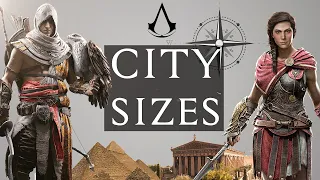 Assassin's Creed Maps SIZE Comparison (CITIES)