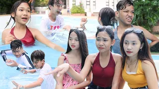 IBA'T IBANG EKSENA SA POOL (COMEDY!)