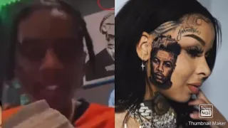 Soulja Boy Clowns Chrisean Rock For Getting Blueface Tattooed On Her Face!