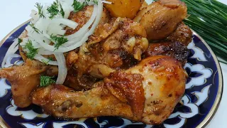 My DAD TAUGHT me to COOK ONLY THIS way /Juicy and Soft Chicken legs / Uzbek Cuisine