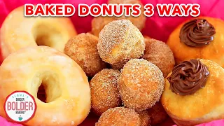 Homemade Baked Donuts Recipe: 3 Ways!