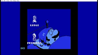 Doki Doki Panic: Super Mario Bros 2 Nes Hack - King Wart Battle & Glitched Ending.