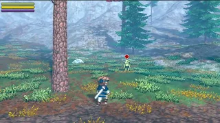 New combat test WIP | EthrA pixel 3D adventure/rpg game