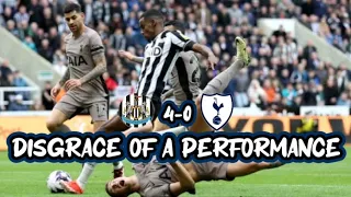 DISGRACE OF A PERFORMANCE!🚨,SPURS CRUMBLE AND COLLAPASE!🤬,NEWCASTLE 4-0 TOTTENHAM REACTION⚫️⚪️