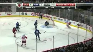 Vancouver Canucks vs Detroit Red Wings Highlights 1/8/11