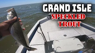 SPECKLED TROUT Fishing in GRAND ISLE | April 28, 2023