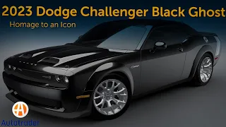 Dodge Challenger Black Ghost is an awesome homage to a legend