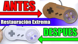 RESTAURACION EXTREMA DE CONTROL DE SUPER NINTENDO