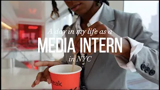 Day in the life as a Media Intern @bloomberg | NYC Diaries