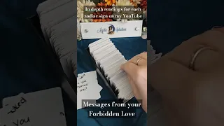 Forbidden love messages ❤️ #lovereading #tarot #twinflame #soulmate #tarotreading