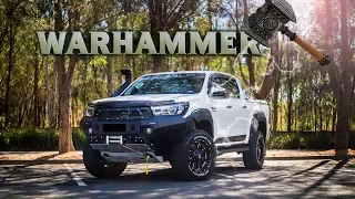 WARHAMMER // Toyota Hilux Build - Moto Metal MO962, Tyres & More | AutoCraze 2018