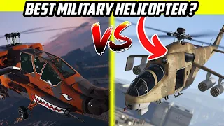 GTA 5 ONLINE - WHICH IS BEST MILITARY HELICOPTER ? ( HUNTER VS SAVAGE )