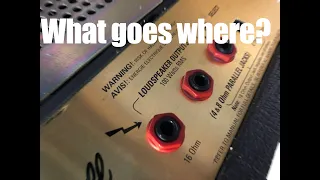 How to Connect a Valve amp to a Cabinet