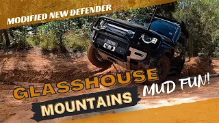 EXTREME 4WD FUN In A HIGHLY MODIFIED NEW DEFENDER  | Glass House Mountains | 4K