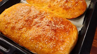 How to Make Easy Bread with Flour, Water, and Milk | 100-year-old Bread Recipe from Grandmother