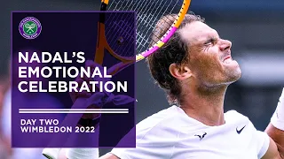 Rafael Nadal Roars His Way to Second Round | Wimbledon 2022