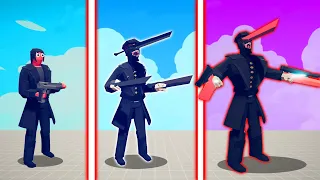 EVOLUTION OF KATANA MAN ( CHAINSAW MAN ) | TABS - Totally Accurate Battle Simulator