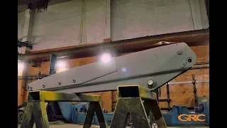 Ремонт телескопической стрелы экскаватора погрузчика New Holland B110