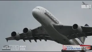 Overhead 09R Departures at London Heathrow Airport [4K]