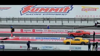 2024 NHRA Drag Racing Winternationals Sunday Elimination and Semi-final Runs